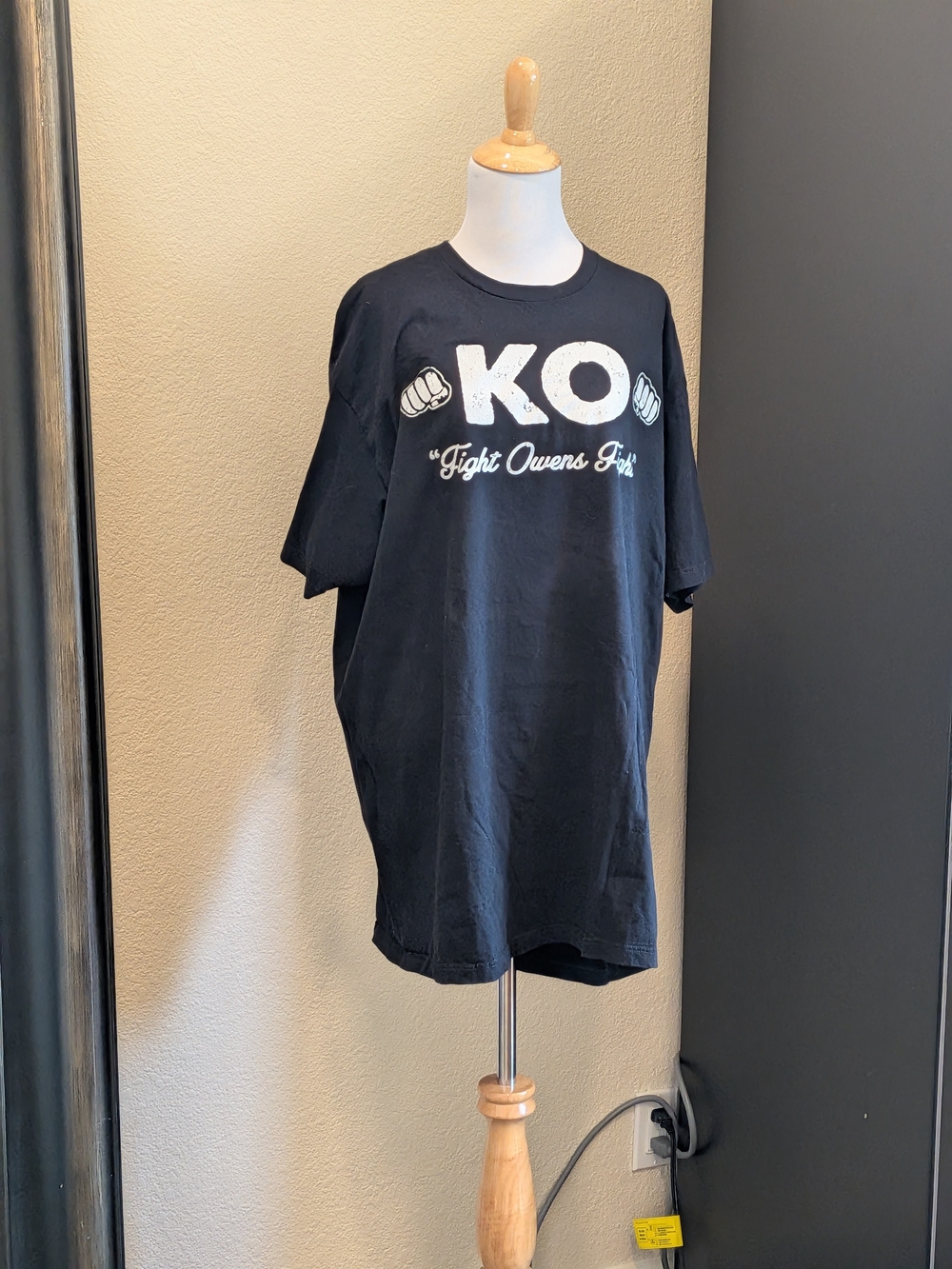 WWE Black 'KO Fight Owens Fight' Short Sleeve Tee